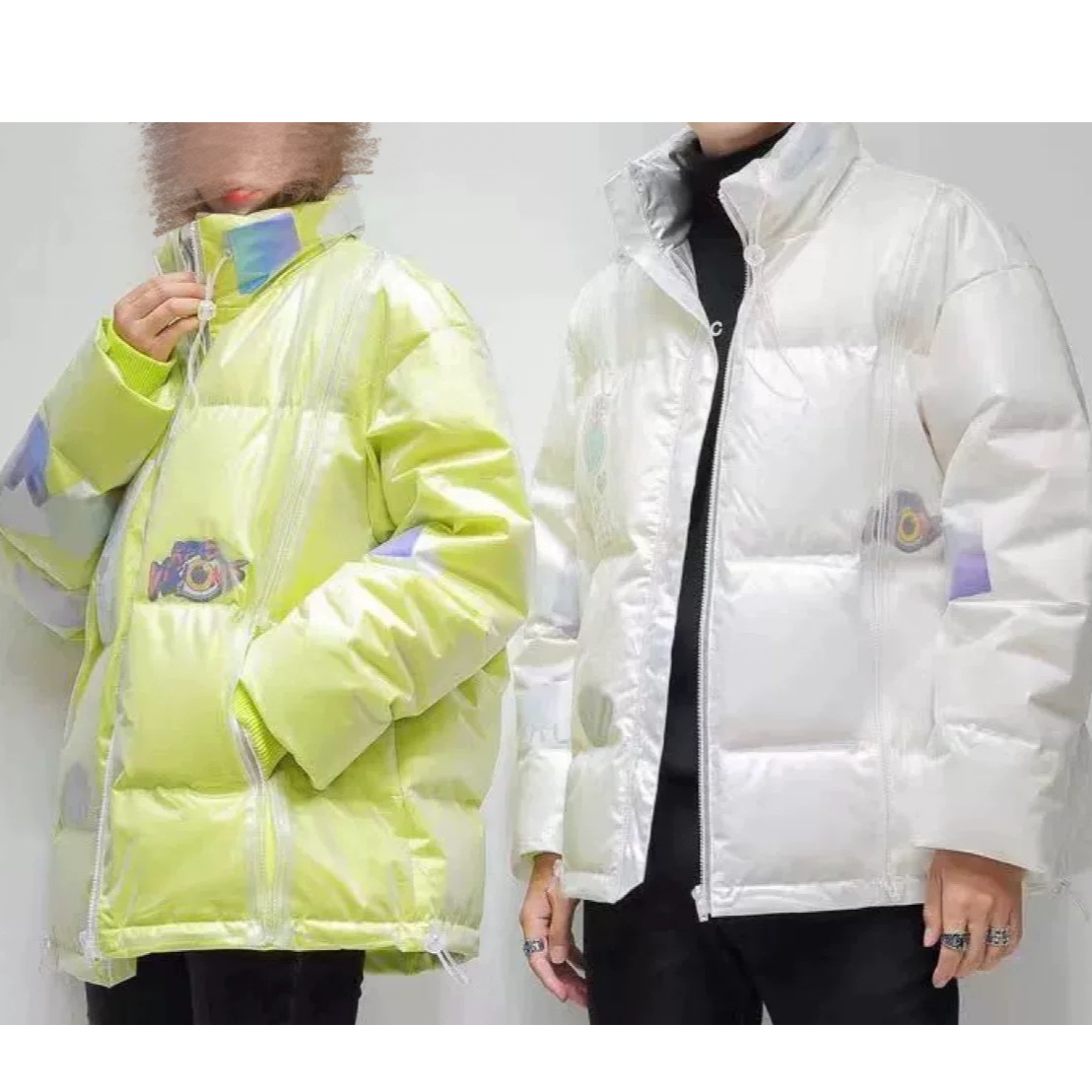 90白鸭绒升级版面料防水透明免洗羽绒服冬季百搭