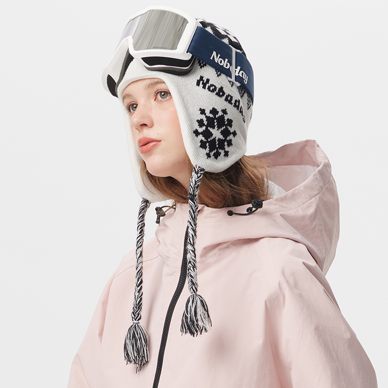 Nobaday针织帽男女款保暖百搭护耳透气单板专业装备秋冬户外滑雪
