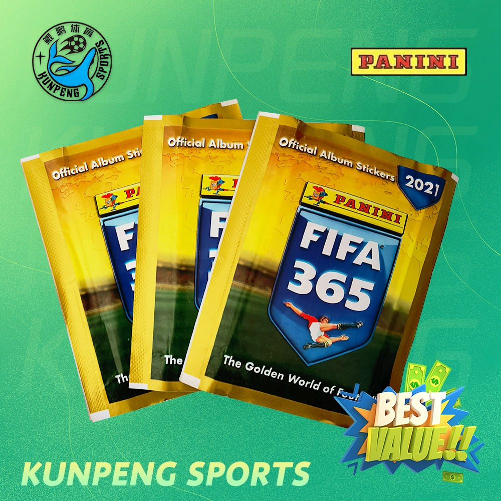 Panini  2021 fifa365 贴纸  盲盒 梅西 C罗 哈兰德 贝林新秀