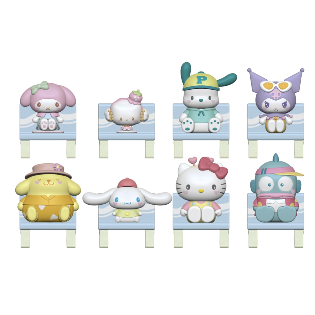 【代拆】三丽鸥嗨翻节系列冰箱贴摆件