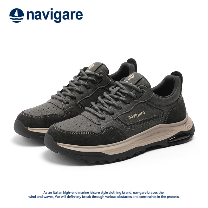 秋季男时尚百搭舒适耐磨软底运动鞋子男款男鞋鞋子休闲男士秋冬