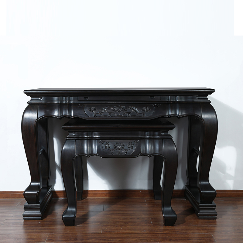 信义达全实木新中式古典方桌客厅简约家用桌子