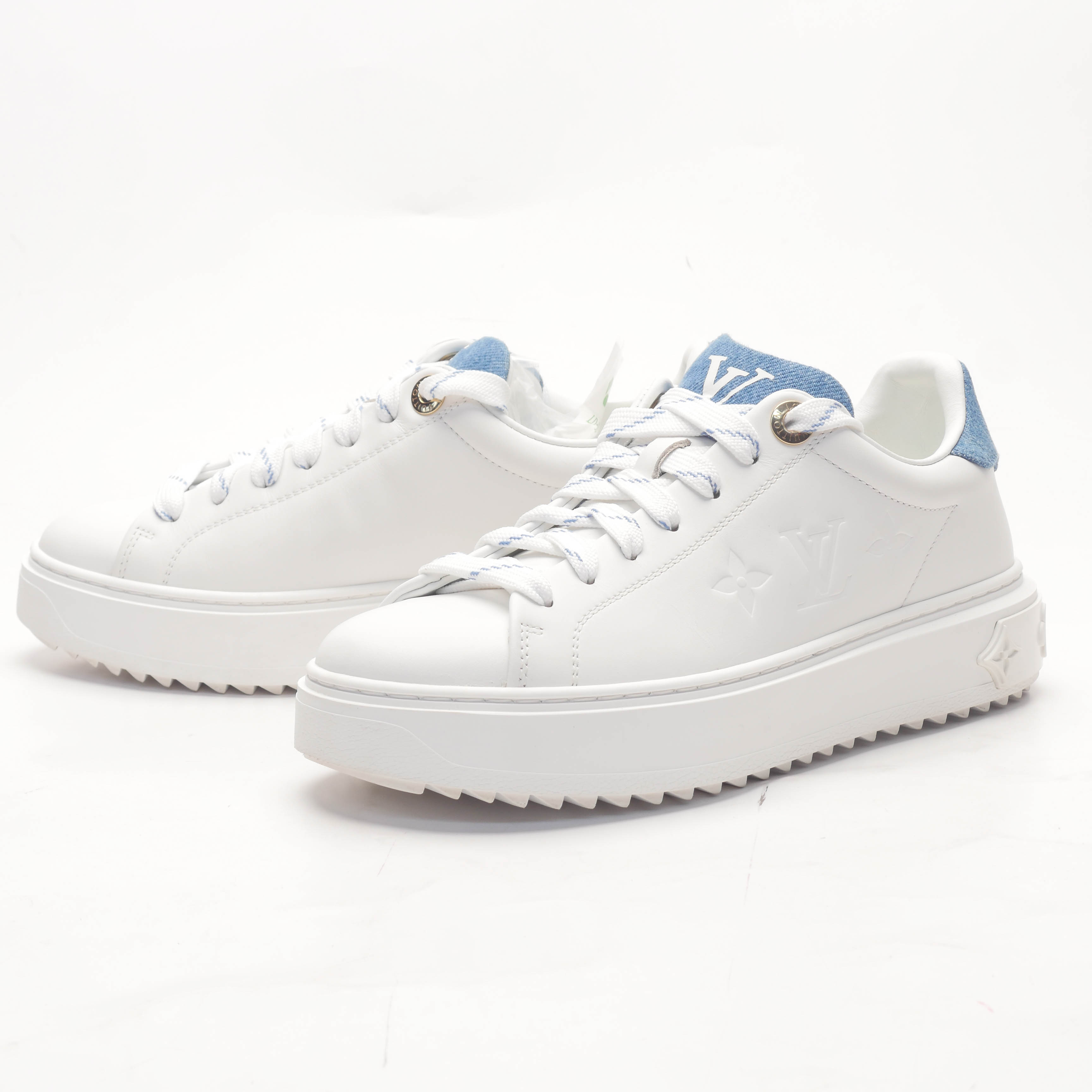 95新 LouisVuitton/路易威登 /35/牛仔尾挂件松糕鞋/97新