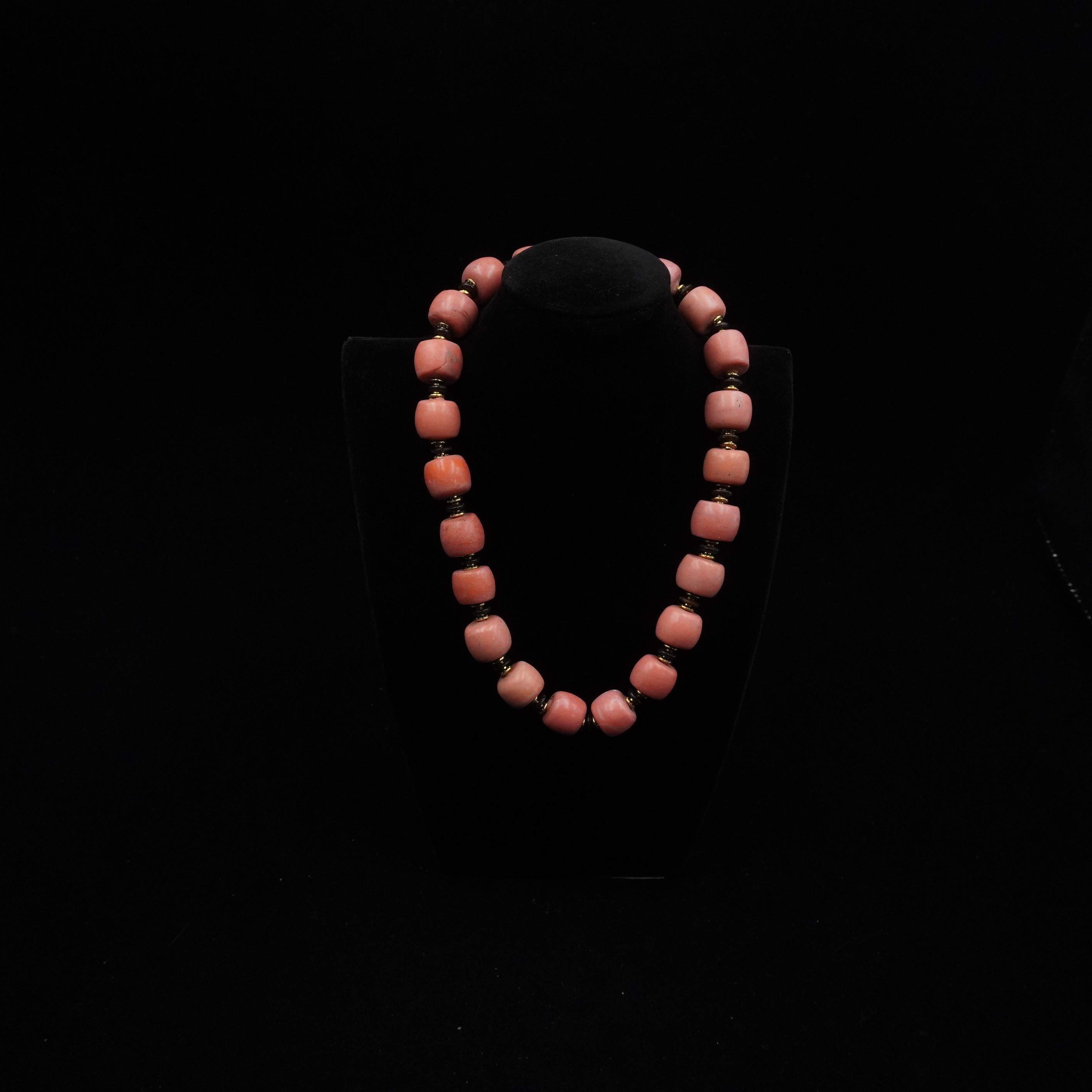 82102复古百搭琉璃项链