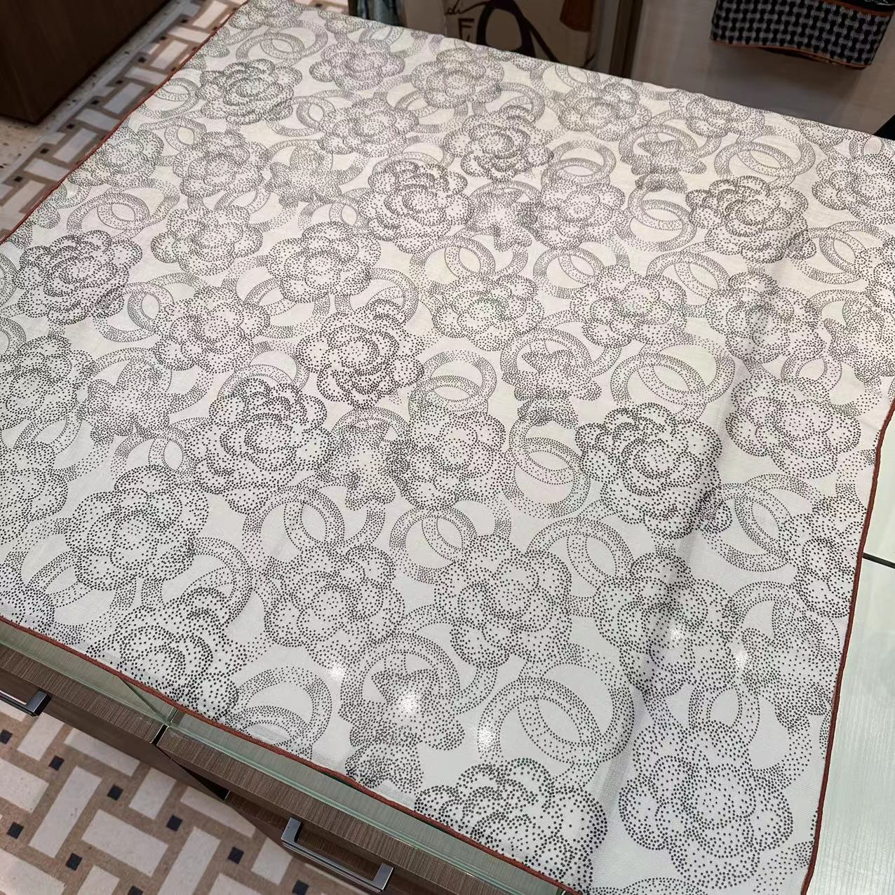 Qiantang Story/钱塘故事水溶羊毛-1米方巾清香山茶 95*95cm