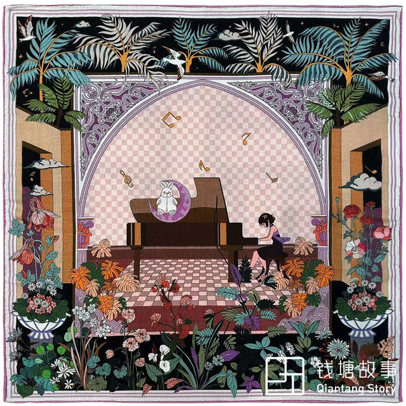 Qiantang Story/钱塘故事梦与音乐，65*65cm