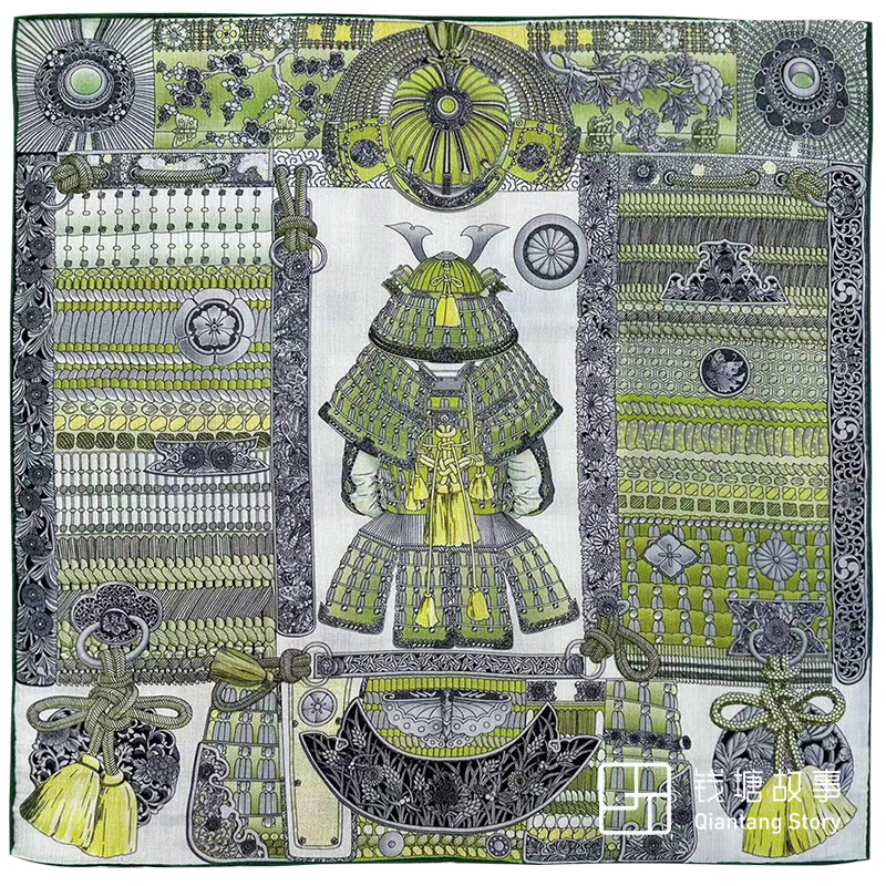 Qiantang Story/钱塘故事绿色武士，65*65cm