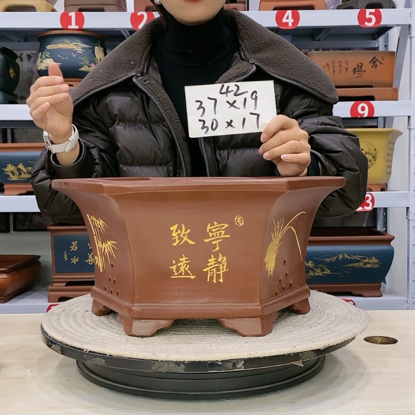 【闪购商品】紫砂花盆