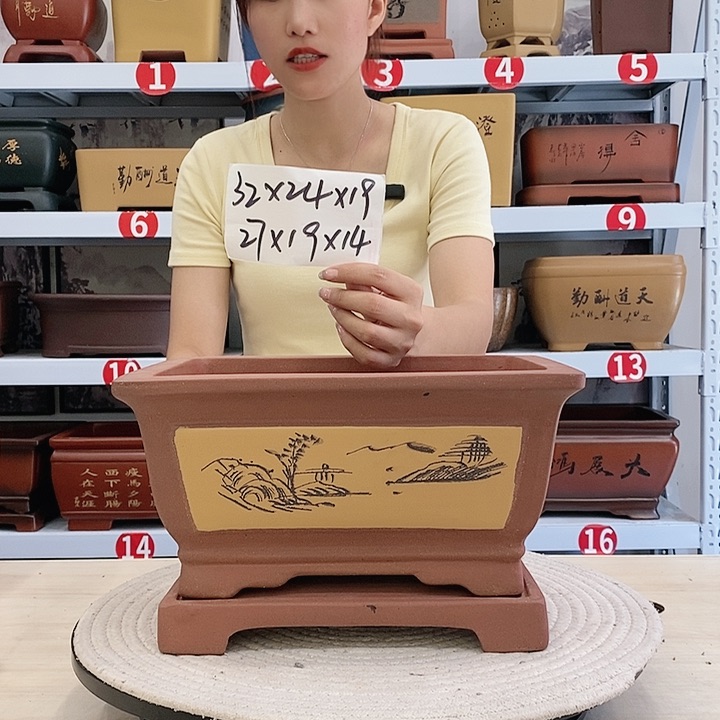 紫砂花盆紫砂花盆