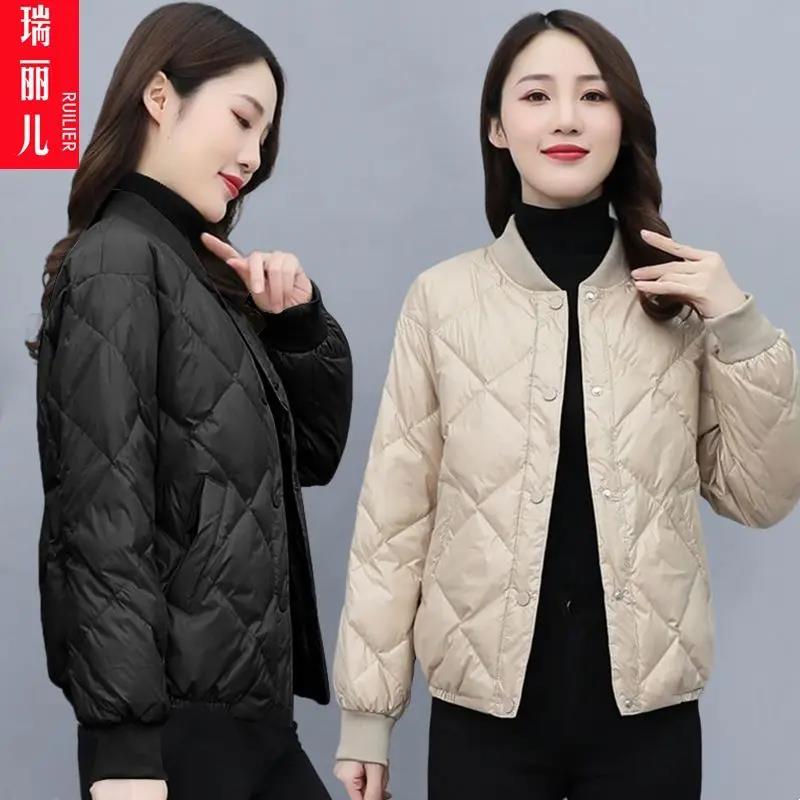 波司澄小款棉衣女2023韩版宽松显瘦矮个子轻薄羽绒服短装时尚冬季