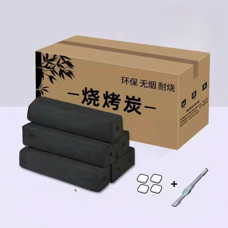 木碳烧烤碳耐烧露营无烟户外木炭果木炭烧烤炭果木无烟炭室内工艺