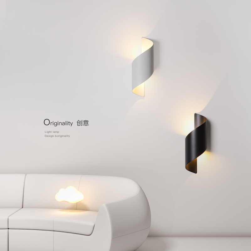 led壁灯简约现代卧室床头灯背景墙灯过道灯楼梯玄关灯中山灯具