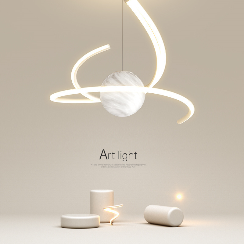 创意全光谱餐厅吊灯简约现代中山灯具灯饰饭厅岛台灯餐桌吧台灯具