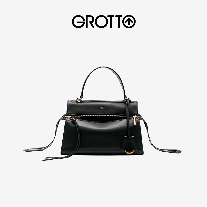 【R66】GROTTO个乐小众单肩斜挎托特包单肩斜挎包琥珀流光