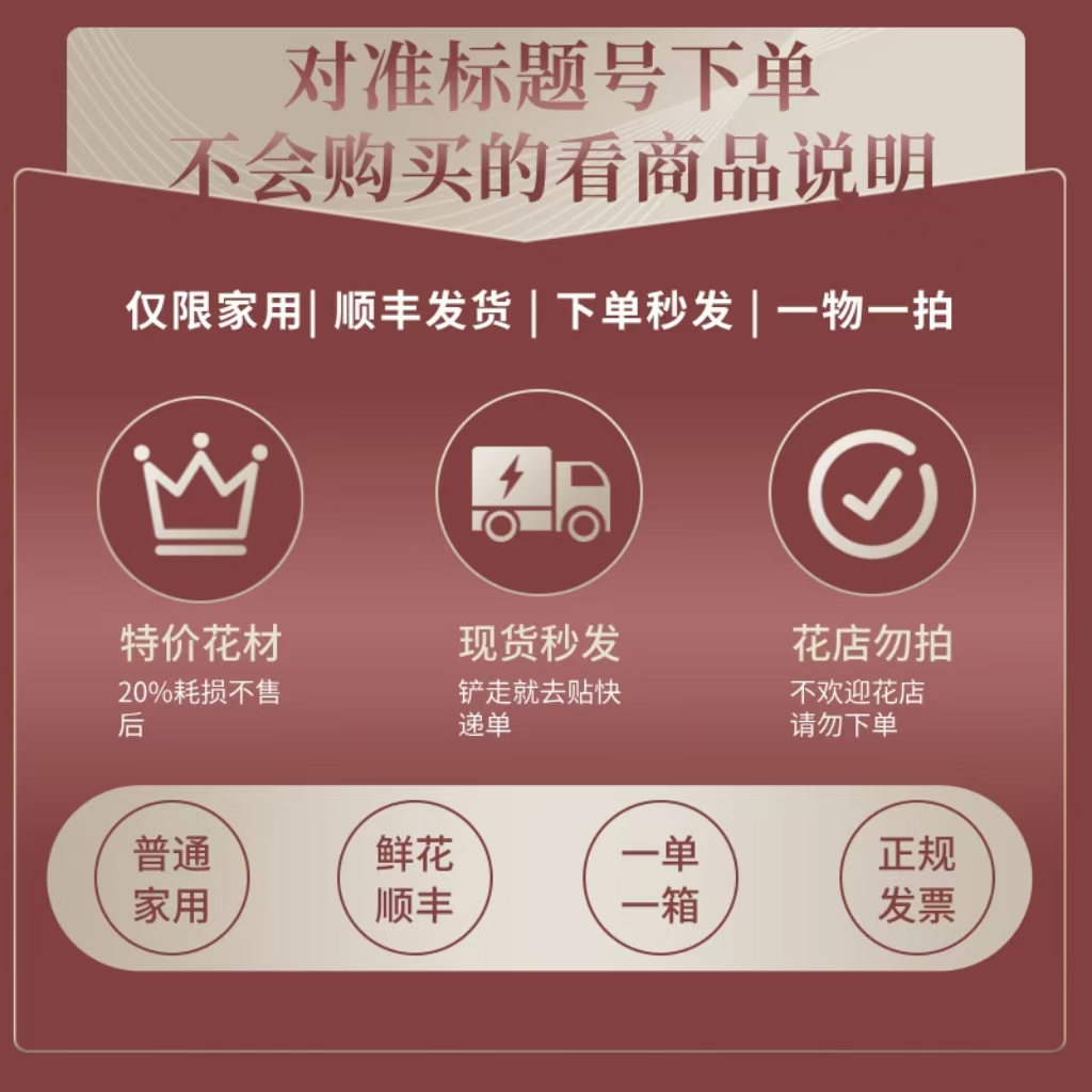 509号发一箱❤←对准号下单鲜花❤快递揽收后不支持退款