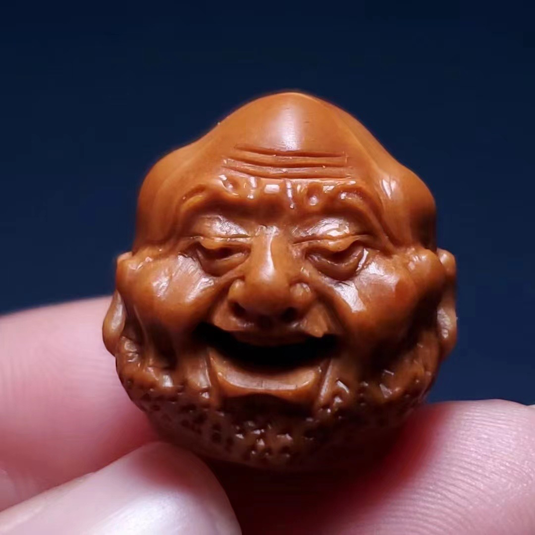 铁核【双面十八罗汉 】2.0*2.1 罗汉表情到位，结构精准，刀工干净