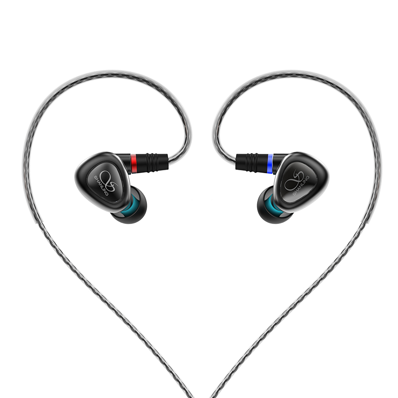 SHANLING山灵ME80入耳式耳机动圈双磁路双腔体高音质可换线HIFI