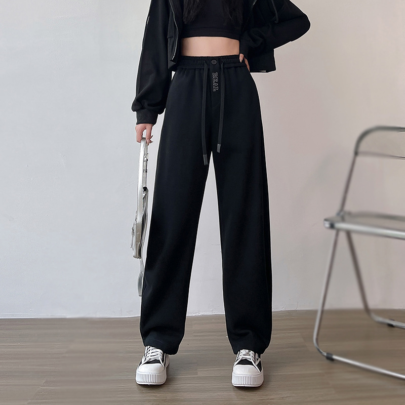 新款冬季保暖外穿打底裤棉弯刀裤秋冬加绒加厚运动裤女大码休闲裤