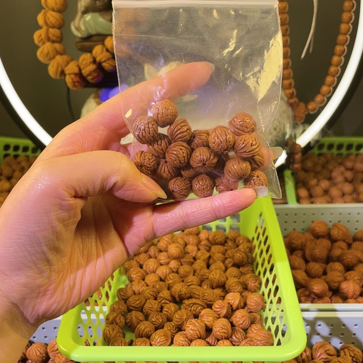 【闪购商品】桃核吊坠12凤羽22颗