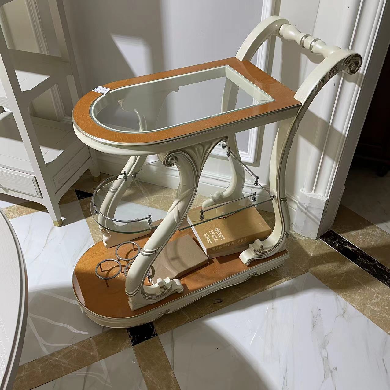 sz 欧式餐厅家具   餐车 400*870*940