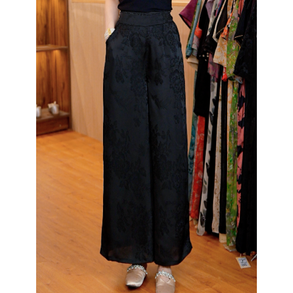 7887-3新款时尚休闲裤阔腿裤