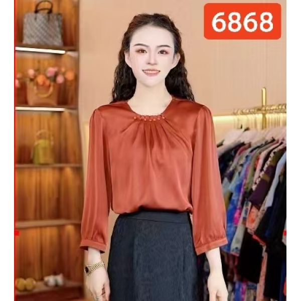 6868-3新款女士上衣小衫