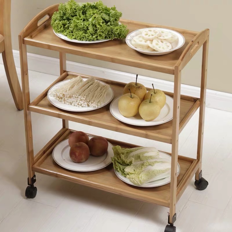 餐车三层小推车收餐车双层餐厅送餐车上菜车火锅店菜架子用