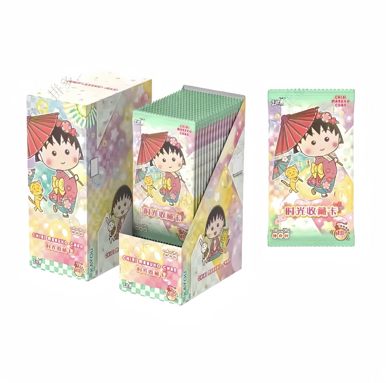卡游【叠叠】正版樱桃小丸子-纯真包时光收藏卡-童年动画卡牌盲盒