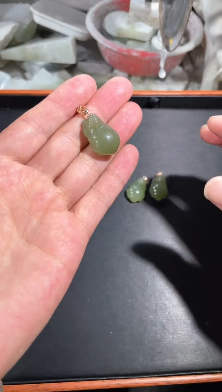 【闪购商品】和田玉颈饰银S925镀金镶嵌拍一发一条多样性发货 貔貅