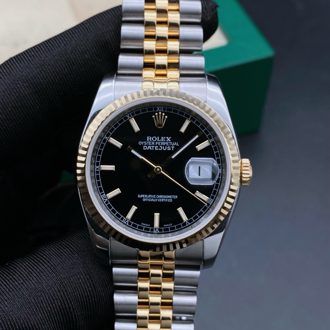 99新 Rolex/劳力士 日志116233男表/表径36/夜光刻度/自动机械