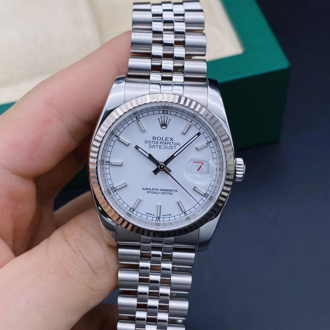 99新 Rolex/劳力士 日志116234男表/自动机械/表径36/单红日历