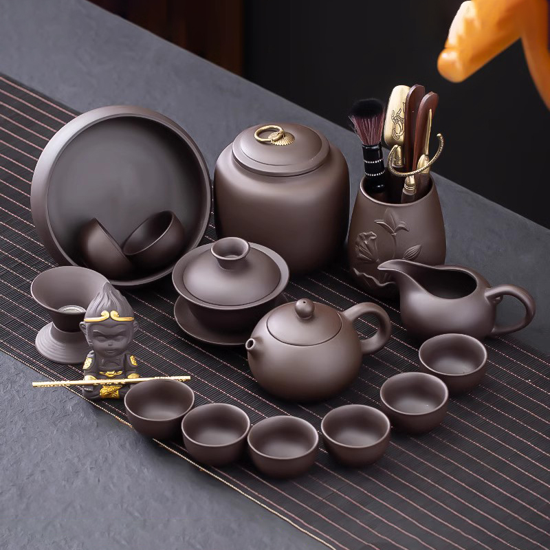 【小扬哥推荐】紫砂茶具套装茶壶茶杯家用功夫杯子潮汕中式办公室