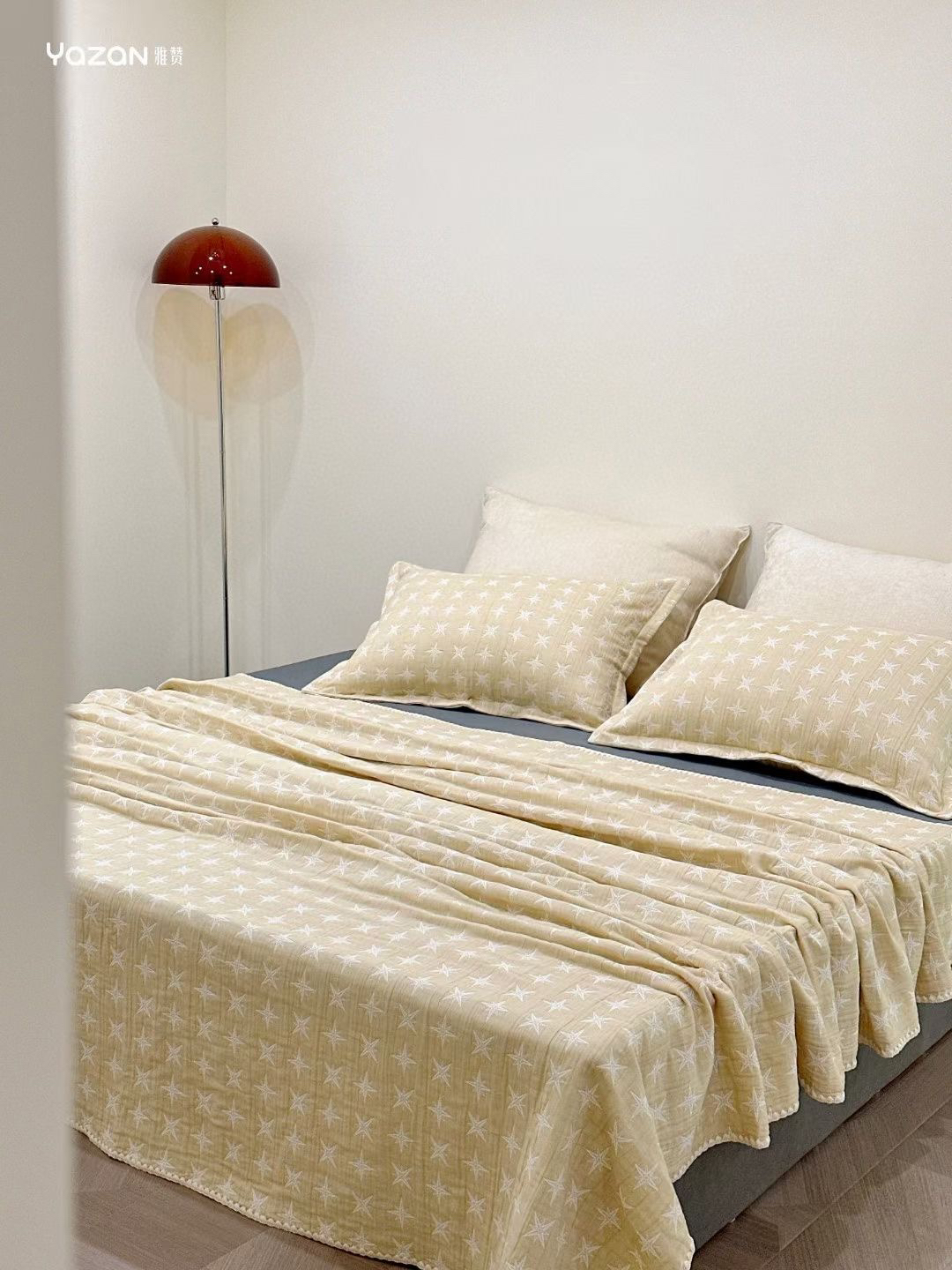 雅赞四层纱布被星芒系列、霜叶系列