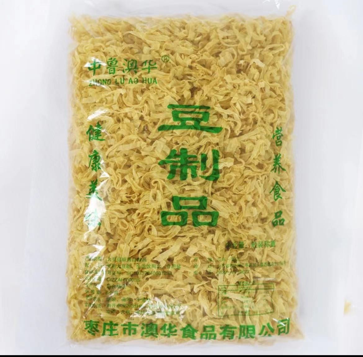 山东特产无盐粒干豆皮750g/1500g豆制品凉拌菜火锅食材人造素肉