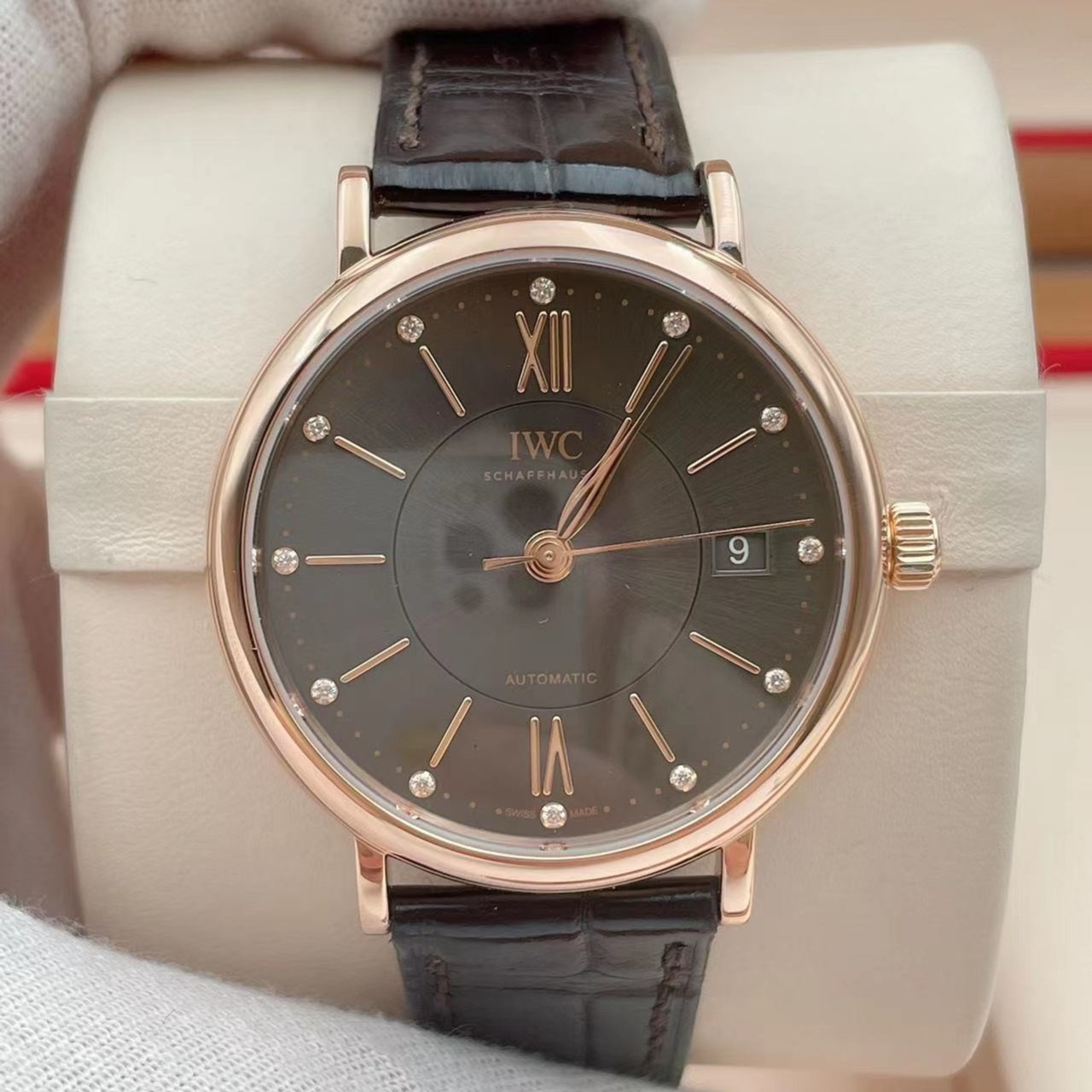 99新 IWC/万国 （米米名表）万国波涛菲诺自动机械表径37mm