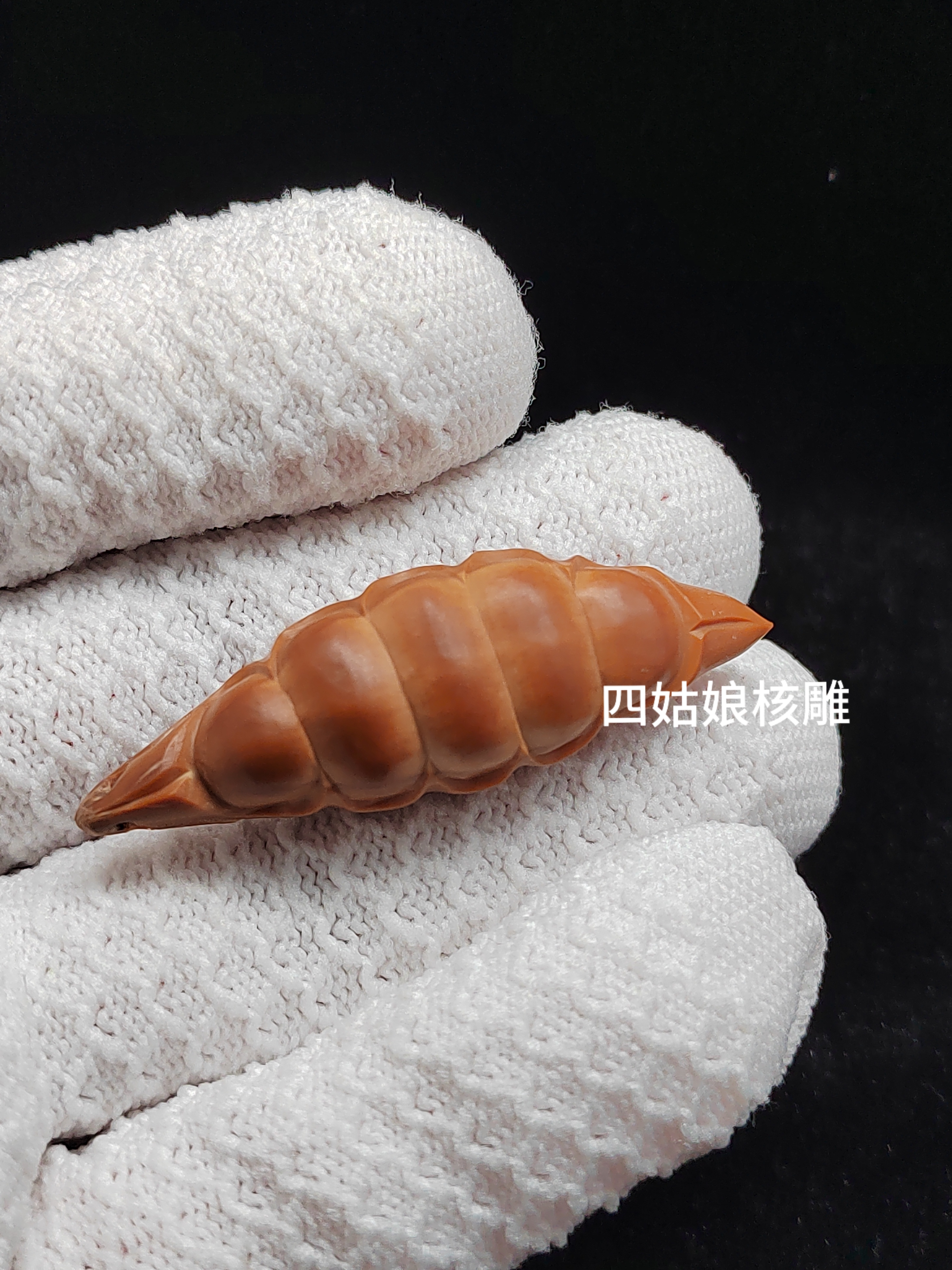 纯手工橄榄核雕刻柳叶五子登科平安四季豆单籽吊坠随形雕男女礼物