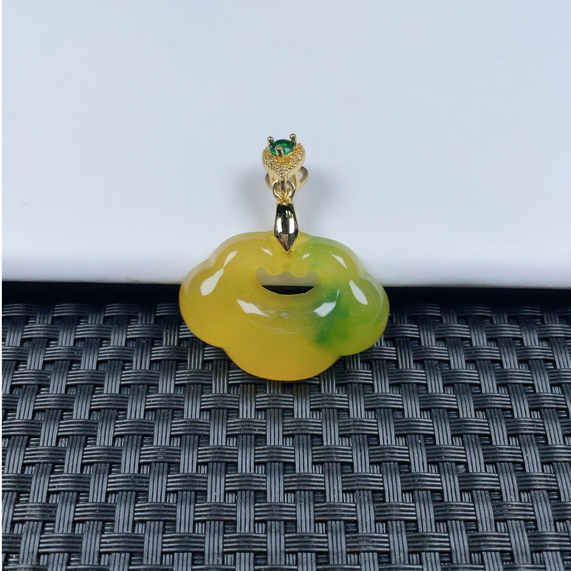 （福莱严选） D069黄长命锁吊坠多样性发一