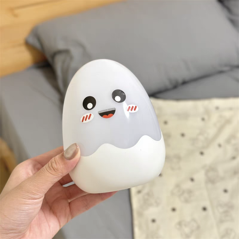 原单 鸡蛋型可触摸控制带充电底座多功能夜灯