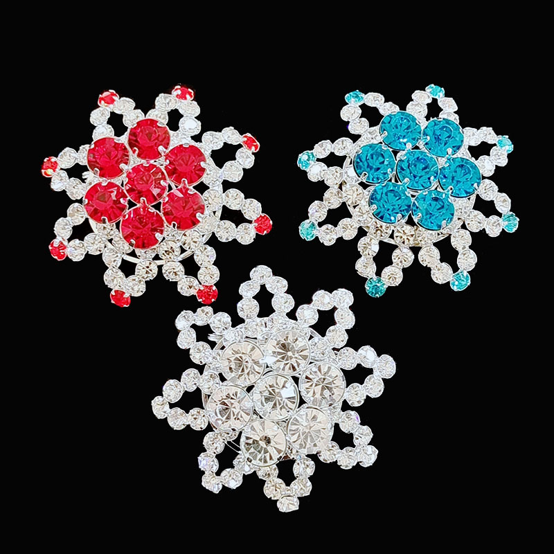 戏曲领花戏剧服饰配件捷克钻胸花领扣胸针