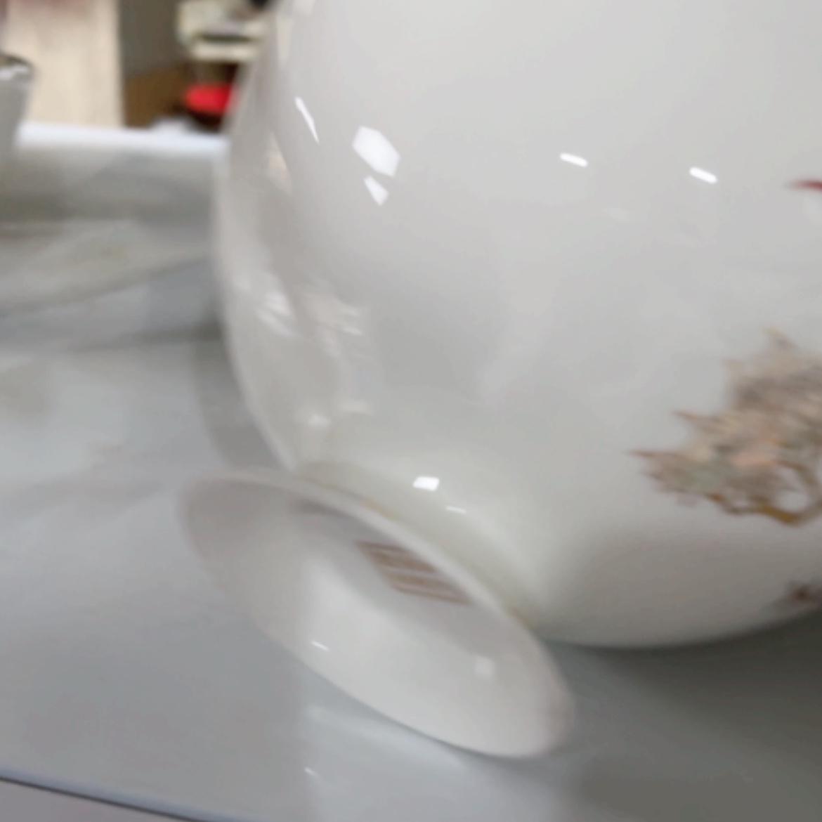 【闪购商品】陶瓷盘百鸟朝凤六寸面碗2个瑕疵