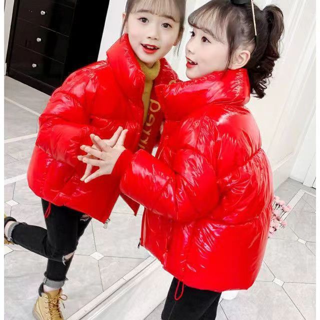 连帽棉袄冬装厚款中大童棉服保暖加厚上衣外套棉内胆秋冬短款冬季