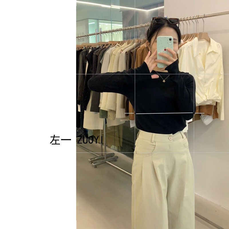 【981】秋季新款圆领百搭打底T恤