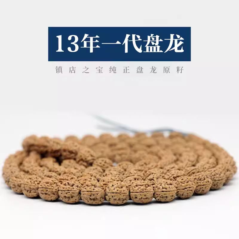古品记【一代盘龙】2013年毕业级小金刚菩提籽枣桩型108颗