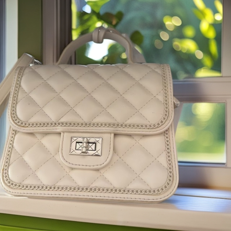 19按编号【1-20】小众潮流小包包经典盒子包肩包斜跨小香风白色