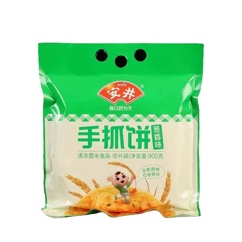 安井手抓饼葱香味900g