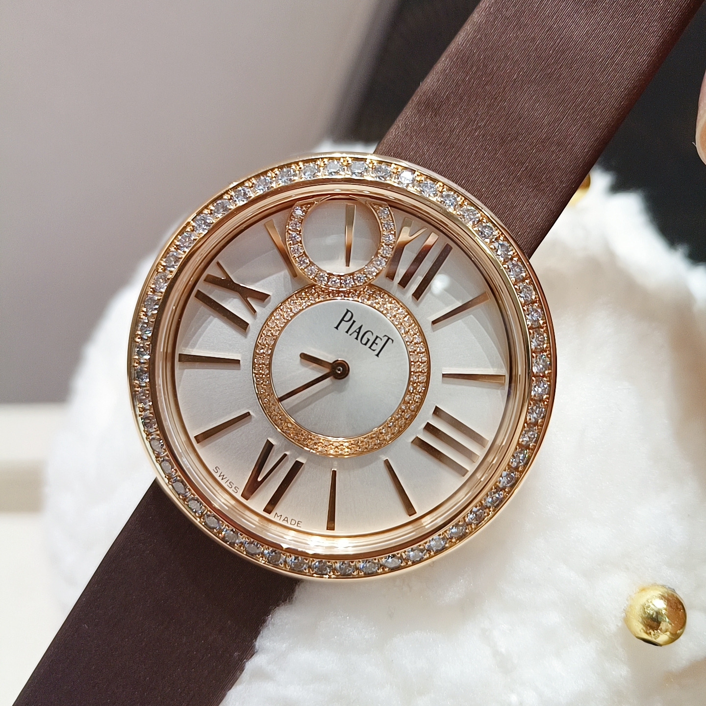 99新 Piaget/伯爵 GALA石英 39mm原钻 女表