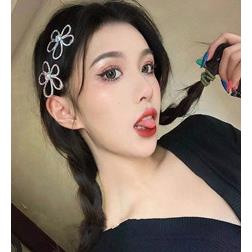 同款水钻发夹一字夹侧边夹少女ins夹子头饰发饰发卡刘海蝴蝶头发