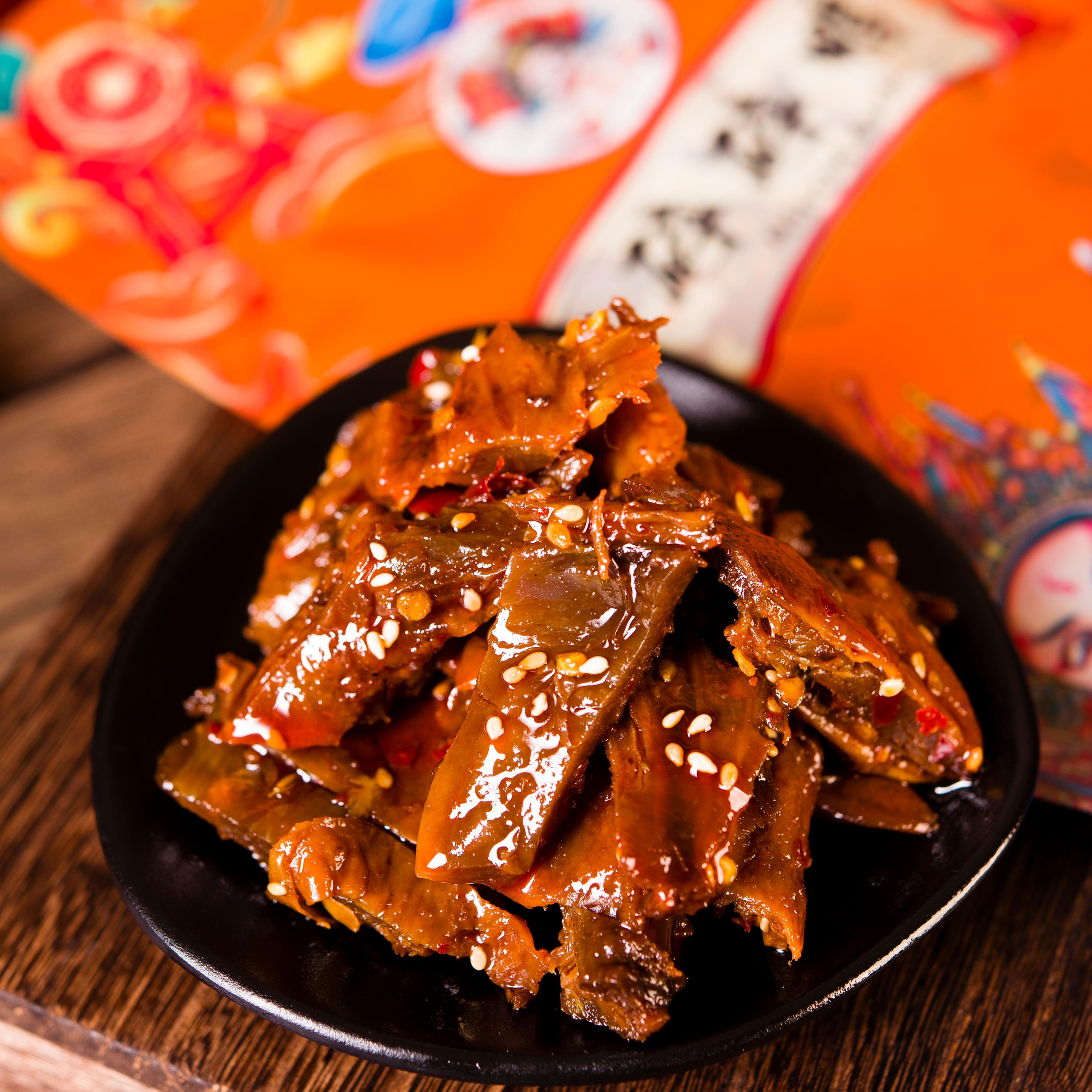 【新粉专属】卤良将香辣碎碎鸭鸭脯鸭肉新鲜解馋零食开袋即食2包装