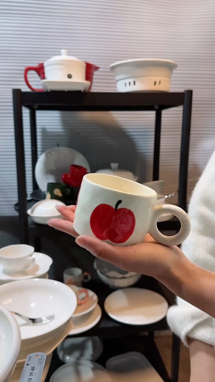 【闪购商品】瓷其他苹果杯子