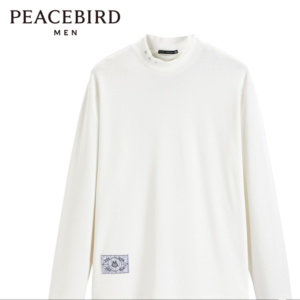 【专属】太平鸟男装 短袖t恤男圆领休闲夏季潮B1CPD4248